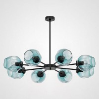Люстра На Штанге Marine B 8 Black/Blue By Imperiumloft
