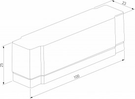 Плата декоративная для трека Elektrostandard Flat Magnetic a063735