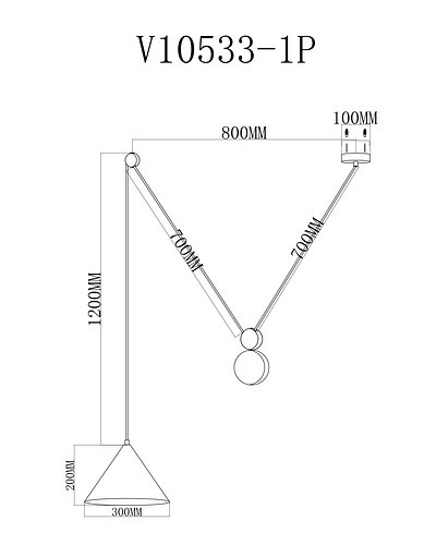 Подвесной светильник Moderli Plano V10533-1P