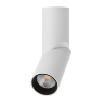 Светильник накладной MJ1402 White-Black Ledron поворотный под сменную лампу