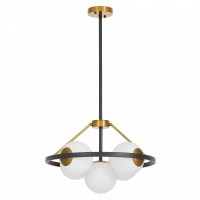 Подвесной светильник Lumina Deco Donzano LDP 8034-5 BK+WT