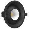 Светильник встраиваемый KRIS IN Black-White LeDron не поворотный LED