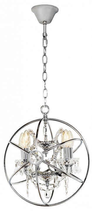 Подвесная люстра Loft it Foucaults orb crystal LOFT1896/4