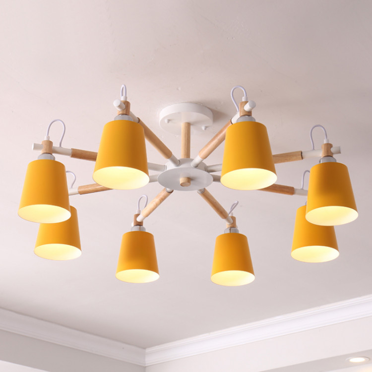 Люстра На Штанге Varda 8 Lamps Yellow