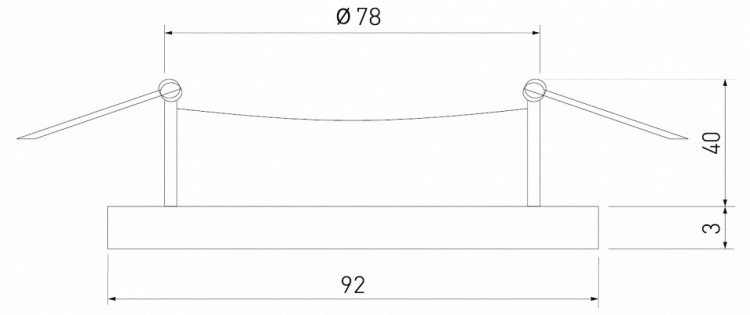 Встраиваемый светильник Elektrostandard 122 MR16 122 MR16