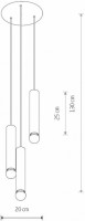 Подвесной светильник Nowodvorski Baton 7855