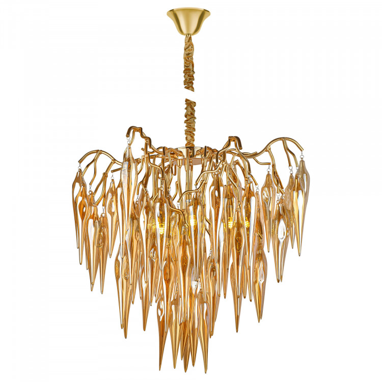 Люстра подвесная AM Group MURANO SP7 AMBER