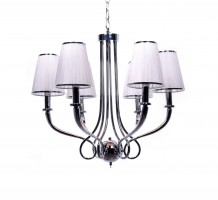 Хрустальная подвесная люстра Lumina Deco Lorinta LDP 7008-6 WT