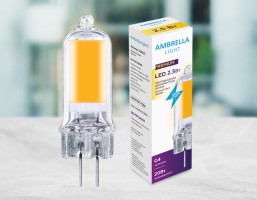 Лампа светодиодная Ambrella Filament G4 2.5Вт 3000K 204501