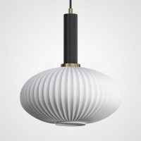 Подвесной Светильник Ferm Living Chinese Lantern С Black / White By Imperiumloft