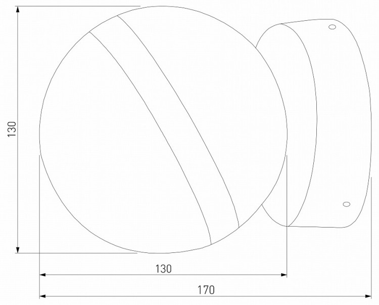 Светильник на штанге Elektrostandard Globo 35132/U серый