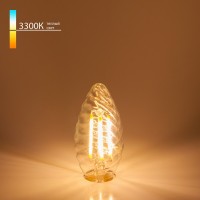 Лампа светодиодная Elektrostandard Свеча витая F E14 7Вт 3300K BLE1413