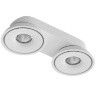 Светильник накладной ORBIT SLIM 2 White Ledron поворотный LED