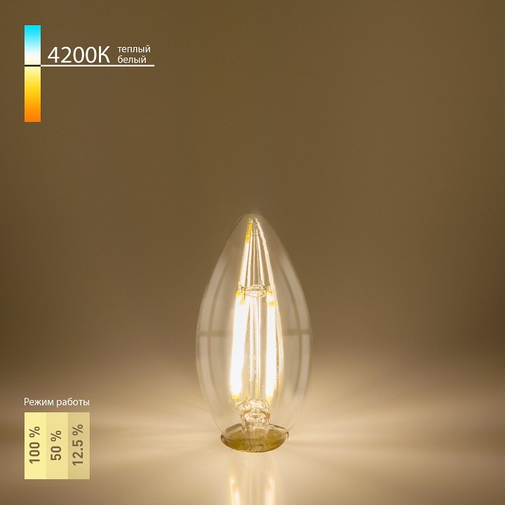 Лампа светодиодная Elektrostandard Dimmable F E14 5Вт 4200K BLE1401