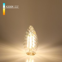 Лампа светодиодная Elektrostandard Свеча витая F E14 7Вт 4200K BLE1414