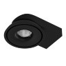Светильник накладной ORBIT SLIM Black Ledron поворотный LED