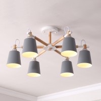Люстра На Штанге Varda 6 Lamps Grey