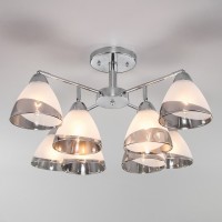 Люстра на штанге Eurosvet Paola 30126/8 хром