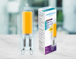 Лампа светодиодная Ambrella Filament G9 3Вт 6400K 204522