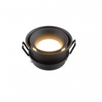 DK2403-BK Встраиваемый светильник влагозащ., IP 44, 10 Вт, GU10, черный, алюминий