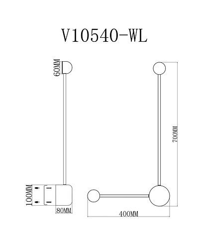 Накладной светильник Moderli Provo V10540-WL