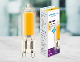 Лампа светодиодная Ambrella G9 G9 4Вт 3000K 204531