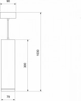 Подвесной светильник Elektrostandard Topper a063930
