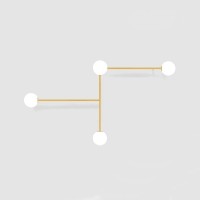 Настенный Светильник Lines 4 Золото By Imperiumloft