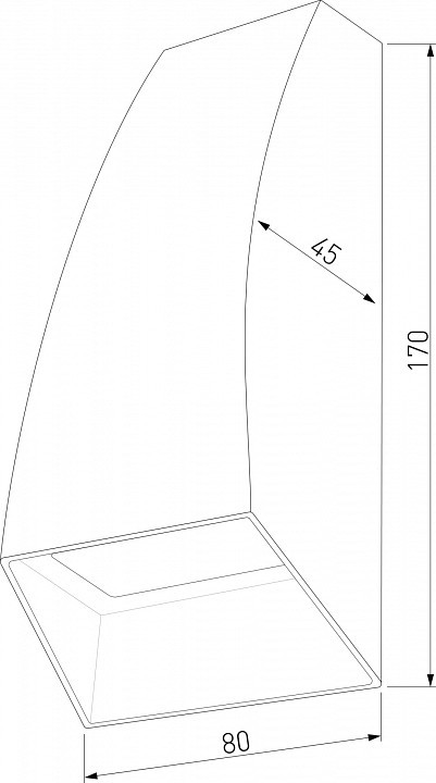 Накладной светильник Elektrostandard Forw a057011