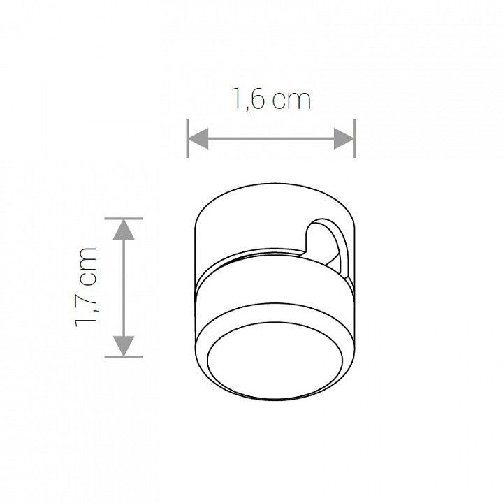 Крепление троса к потолку Nowodvorski Cameleon Mounting C BS 8405