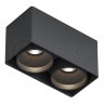 Светильник накладной KEA 2 ED-GU10 Black LeDron неповоротный под сменную лампу