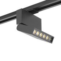 Однофазный трековый светильник светодиодный AM Group AM330 12W BK 4000K