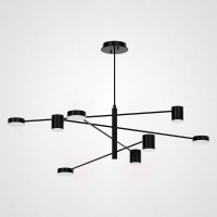 Люстра Motvikt Black 8 By Imperiumloft