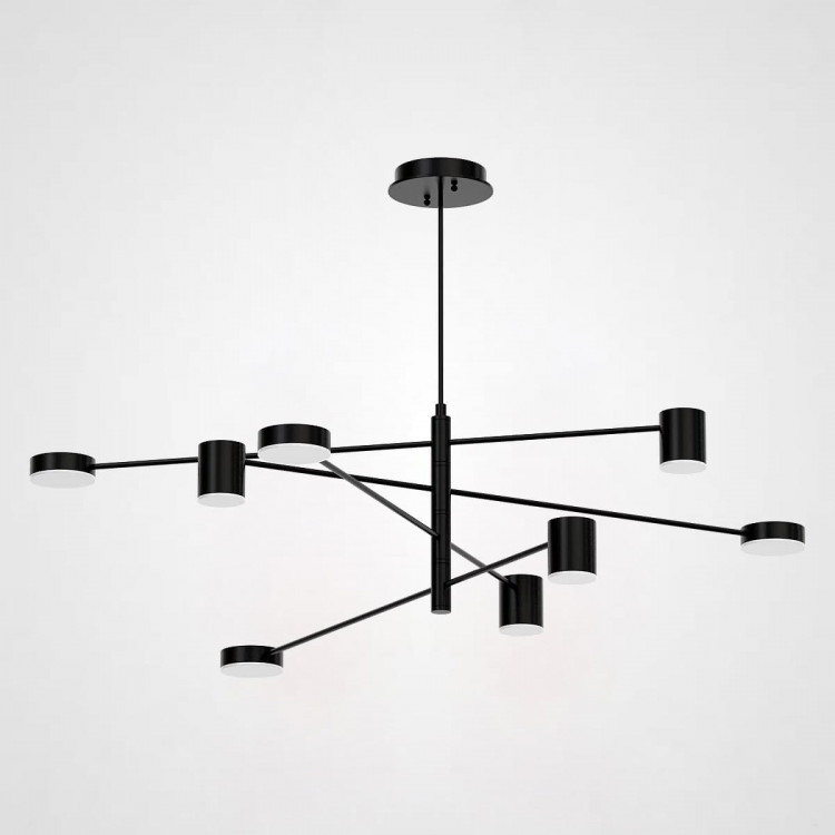 Люстра Motvikt Black 8 By Imperiumloft