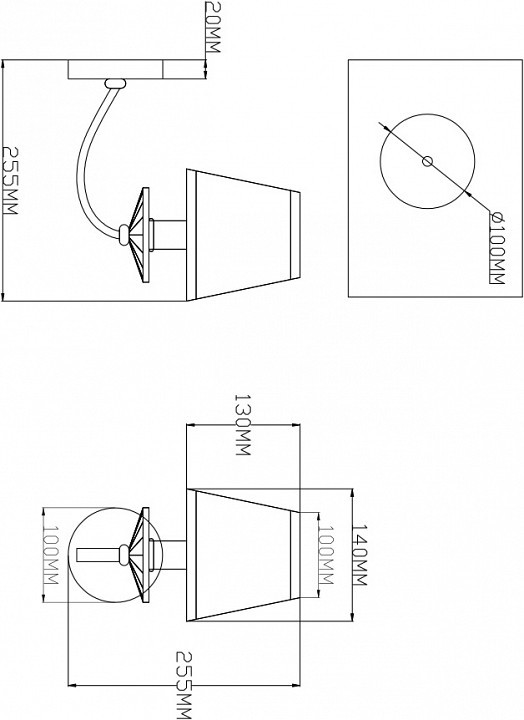 Бра Moderli Inna V2660-1W