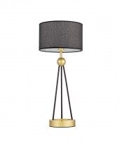 Настольная лампа Lumina Deco Belforte LDT 5527 GD+BK