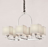 Хрустальная подвесная люстра Lumina Deco Liniano LDP 17100-6 CHR