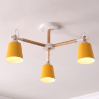 Люстра На Штанге Varda 3 Lamps Yellow