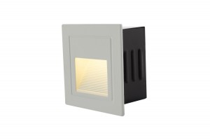 DK1016-WH Светильник встраиваемый в стену, IP 54, LED, 3 Вт, белый, алюминий
