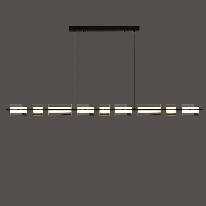Подвесной Светильник Briand Long L168 Black By Imperiumloft