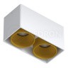 Светильник накладной KEA 2 ED-GU10 White-Gold LeDron неповоротный под сменную лампу