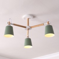 Люстра На Штанге Varda 3 Lamps Green