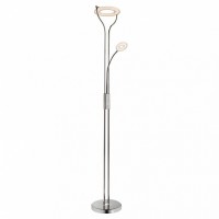 Торшер с подсветкой Arte Lamp Duetto led A5904PN-2BC