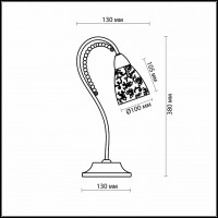 Настольная лампа декоративная Odeon Light Mariot 2541/1T