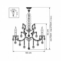 Подвесная люстра Lightstar LS-879 879067