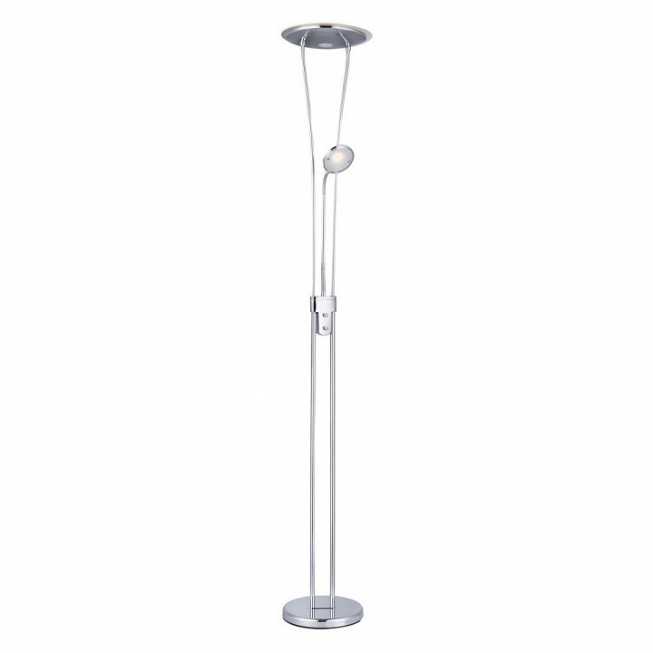 Торшер с подсветкой Arte Lamp Duetto led A5905PN-2CC