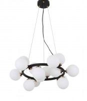 Подвесной светильник Lumina Deco Marsiada LDP 6033-15 BK+GD