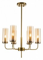 Люстра на штанге Indigo Balletto 13014/6R Brass