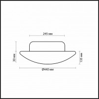 Накладной светильник Odeon Light Clod 2178/2C