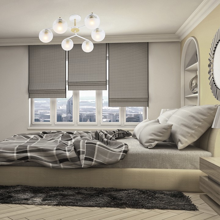 Люстра на штанге Escada Avignon 1130/6PL White